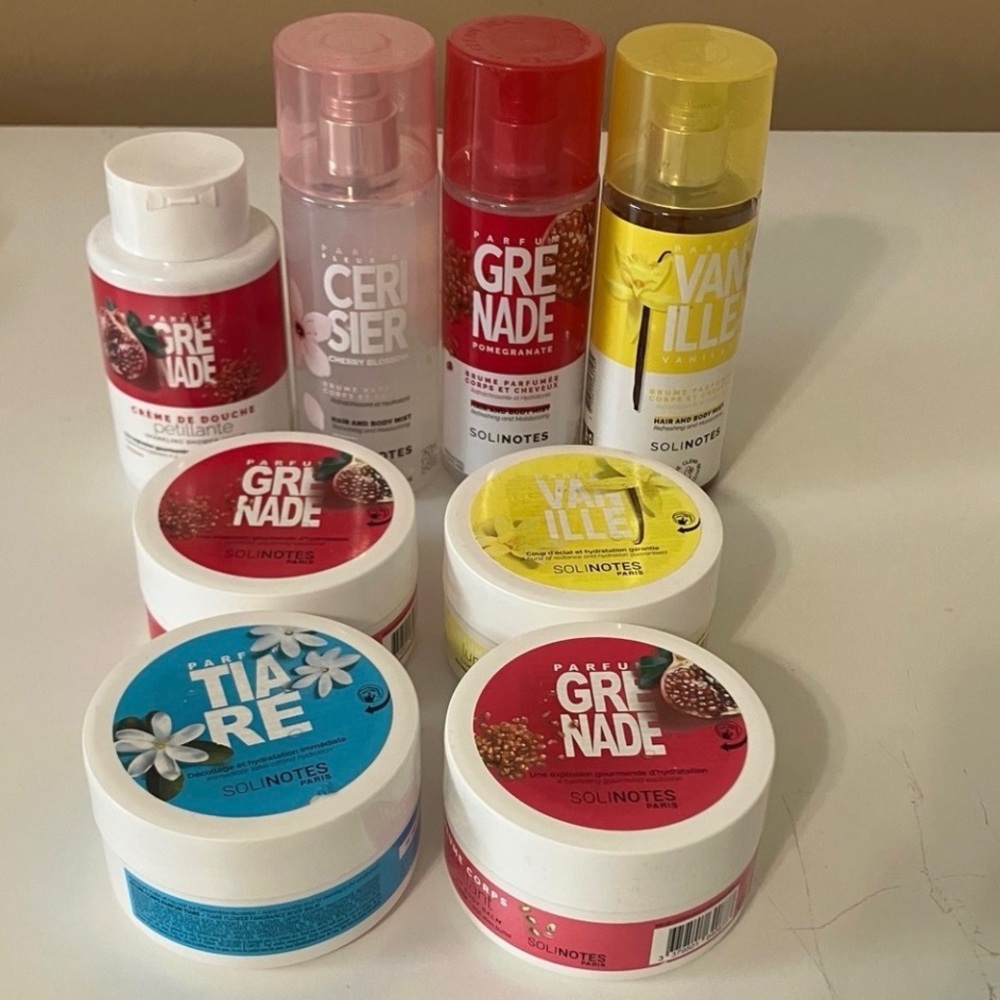 Solinotes Body Care Bundle of 8pcs